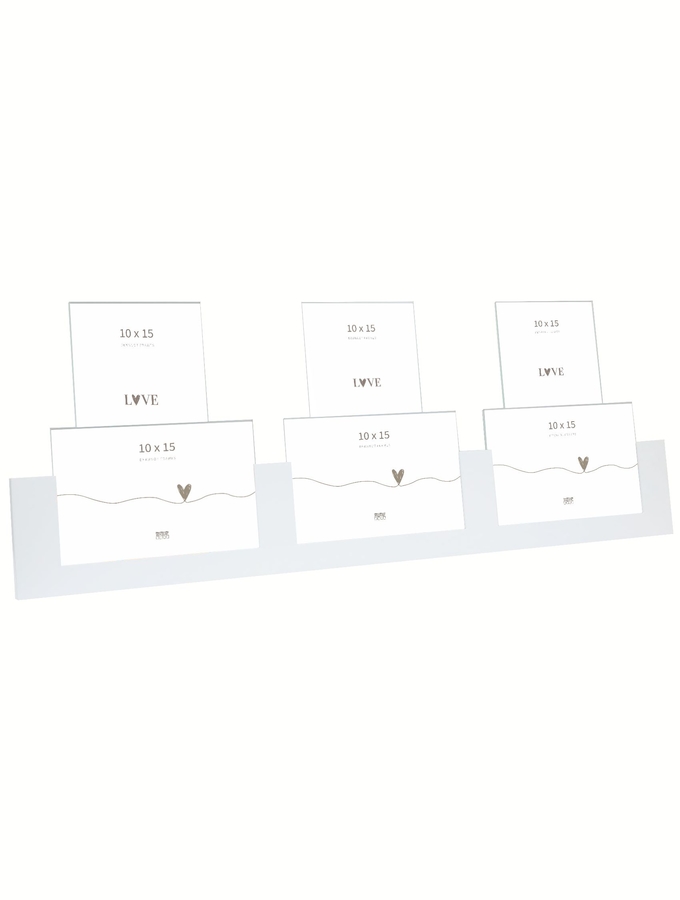 deknudt frames Porte-photo en blanc pour 6 photos S68AK1 P6