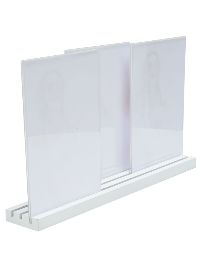 Deknudt Frames Porte Photo En Bois Blanc Pour Plusieurs Photos En Sens Vertical S58RW1 P3