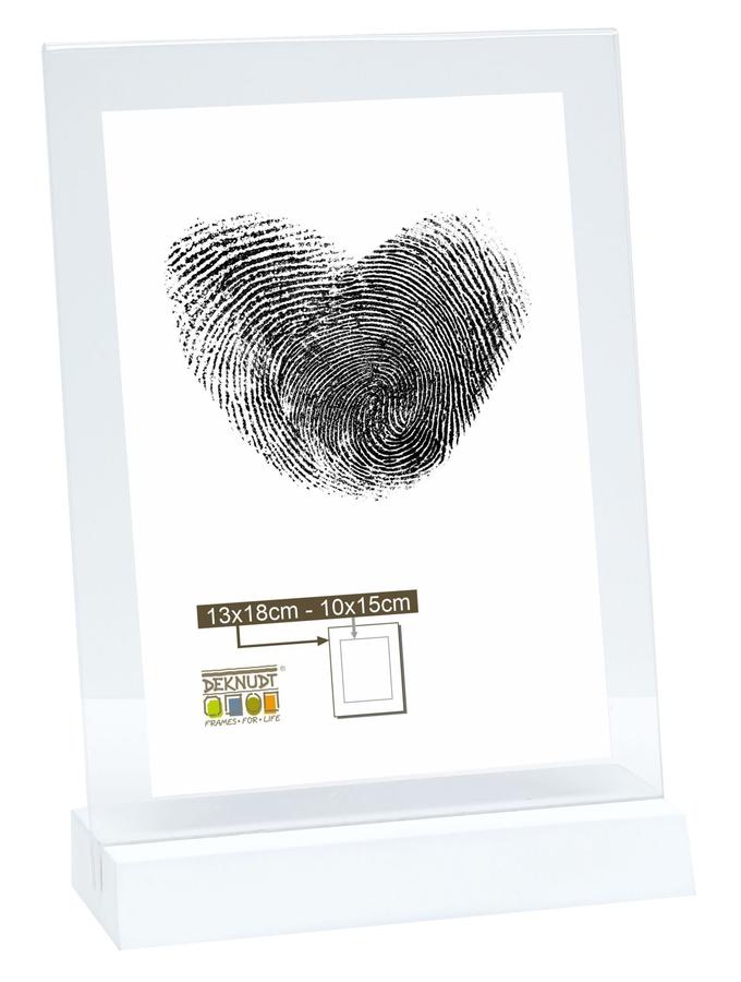 deknudt frames Porte photo en bois blanc pour une photo en sens vertical S58RV1 V