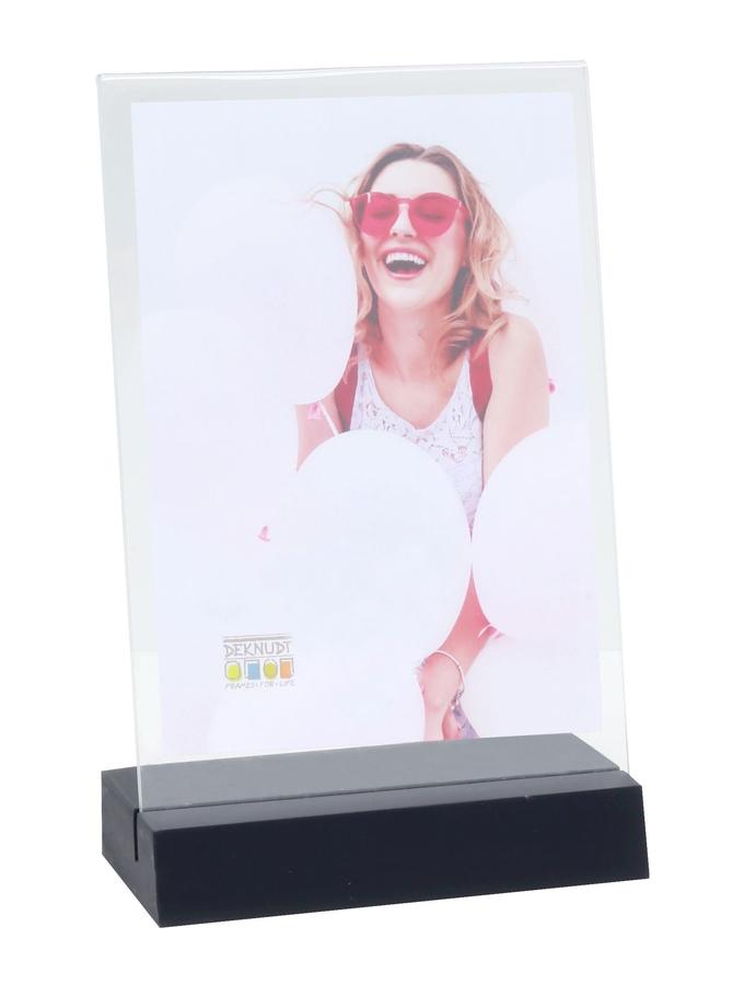 Deknudt Frames Porte Photo En Bois Noir Pour Une Photo En Sens Vertical S58RV2 V