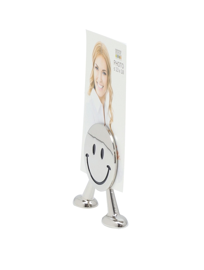 Deknudt Frames Porte Photo En Couleur Argenté Avec Smiley S59NX1