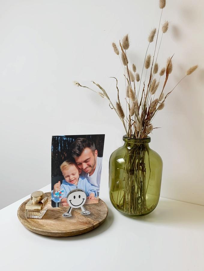 Deknudt Frames Porte Photo En Couleur Argenté Avec Smiley S59NX1