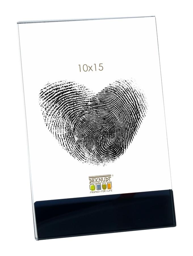deknudt frames Porte photo en noir avec pied pour poser S58SG2