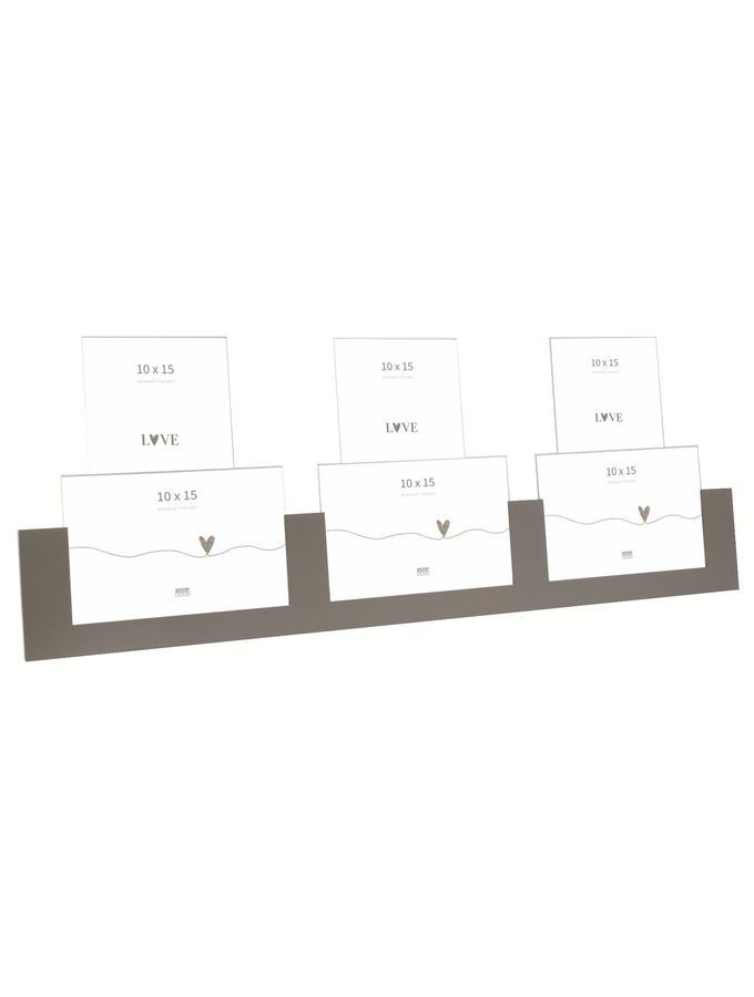 deknudt frames Porte-photo en taupe pour 6 photos S68AK9 P6
