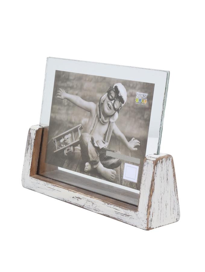 Deknudt Frames Porte-photo Peint Blanc Pour 1 Photo Horizontal S67TZ1 H