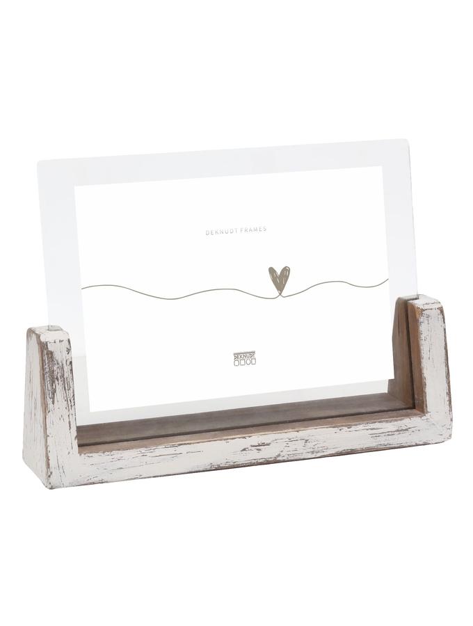 deknudt frames Porte-photo peint blanc pour 1 photo horizontal S67TZ1 H