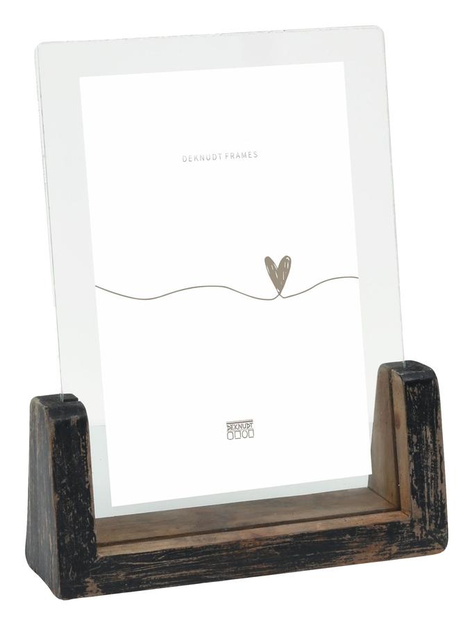 deknudt frames Porte-photo peint noir pour 1 photo vertical S67TZ2 V