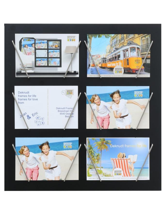 deknudt frames Support en noir pour photos ou cartes postales S68EK2 P6