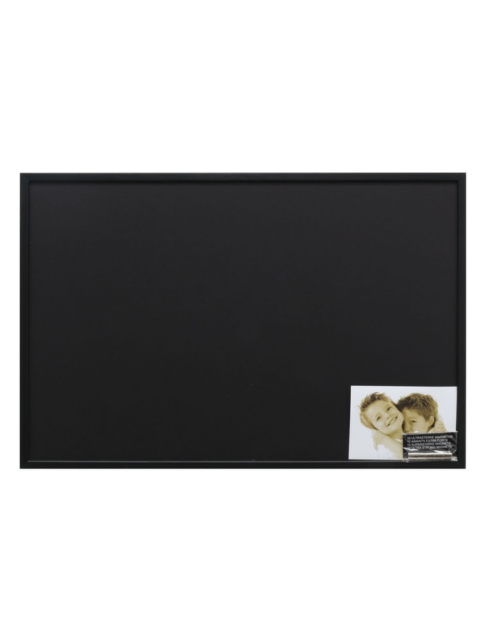 deknudt frames Tableau magnétique avec un encadrement en bois noir S41JL2 M