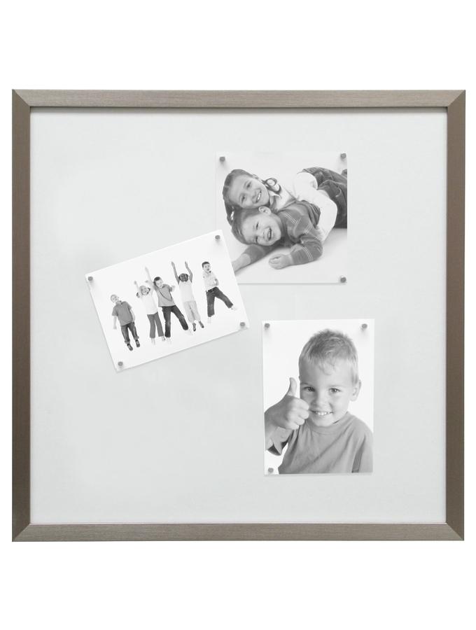 deknudt frames Tableau magnétique en couleur argenté S41VD1 M