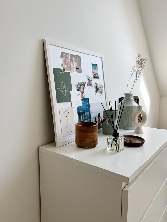 Deknudt Frames Tableau Magnétique En Look Peint Blanc S41VF1 M