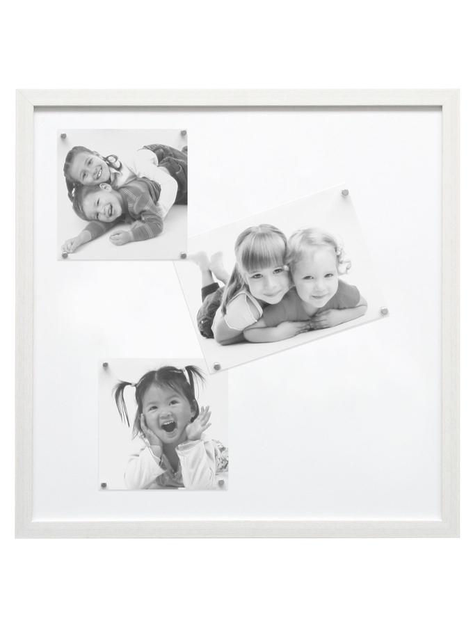 deknudt frames Tableau magnétique en look peint blanc S41VF1 M