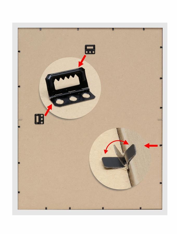 Deknudt Frames Tableau Magnétique En Look Peint Blanc S54ST2