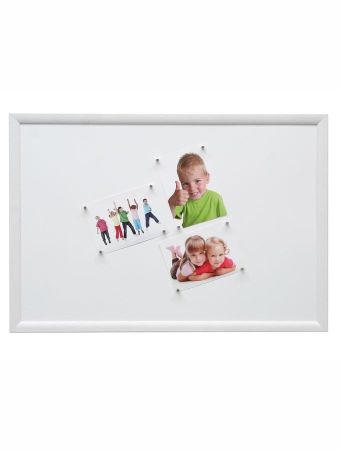 deknudt frames Tableau magnétique en look peint blanc S54ST2