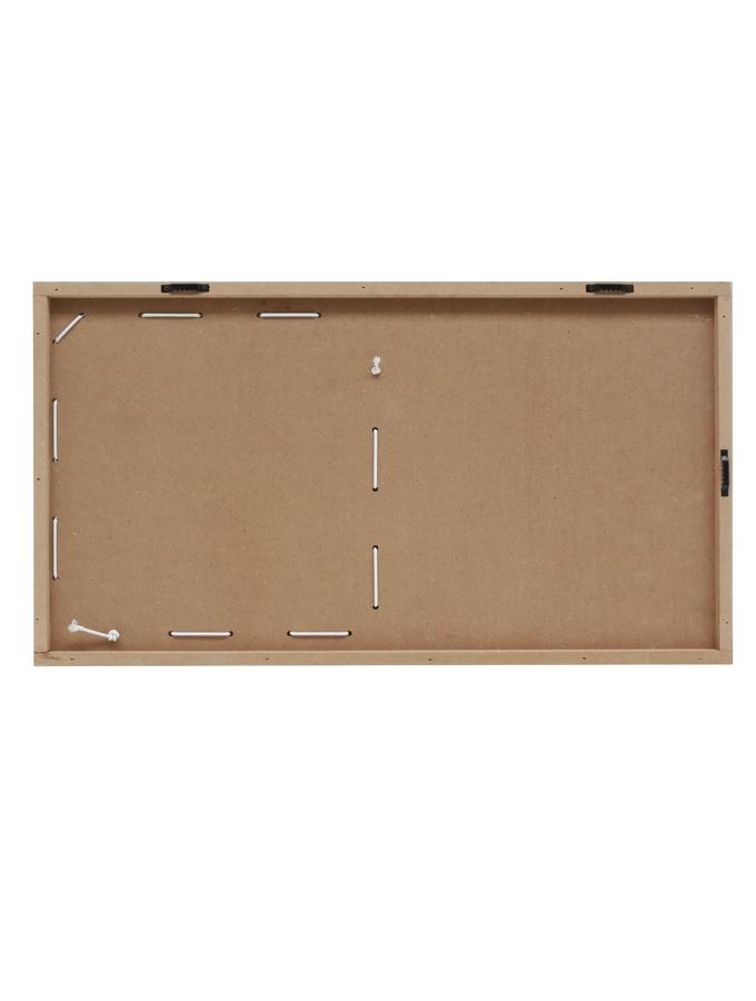 Deknudt Frames Tableau Mémo - Bois Naturel - Magnétique - Rectangulaire - 33x60cm S68YA1 E