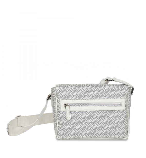 Delage BESACE MITZOU PM TOILE ENDUITE BLANC