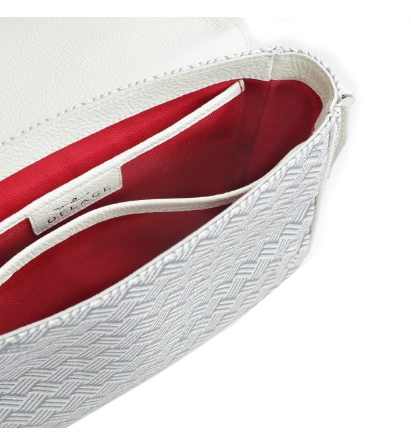 Delage BESACE MITZOU PM TOILE ENDUITE BLANC