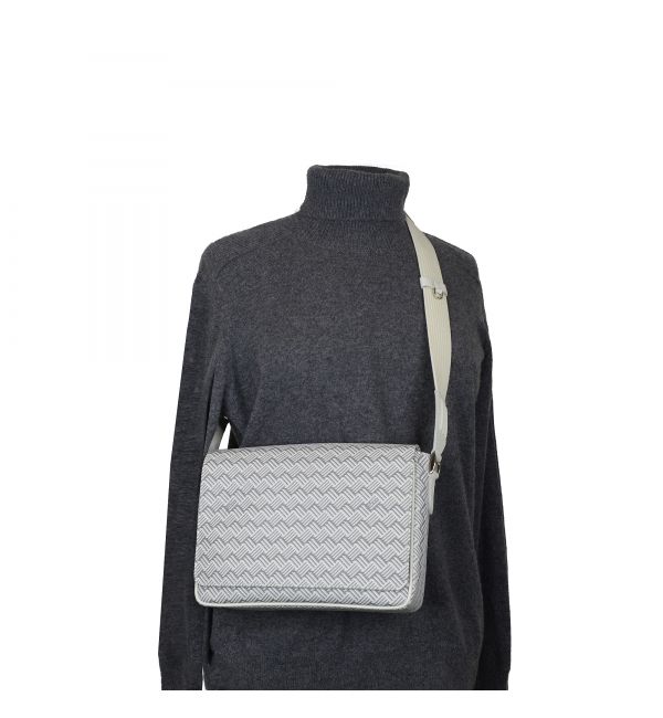 Delage BESACE MITZOU PM TOILE ENDUITE BLANC