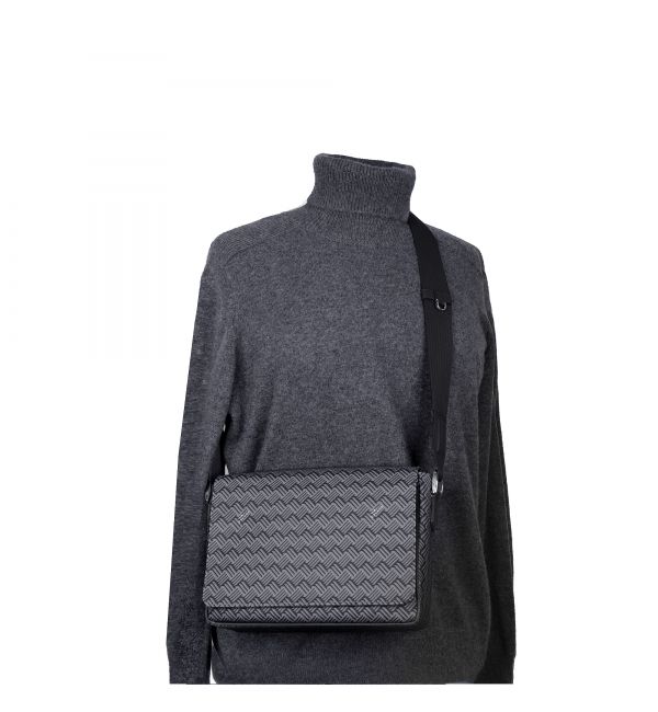 Delage BESACE MITZOU PM TOILE ENDUITE GRIS