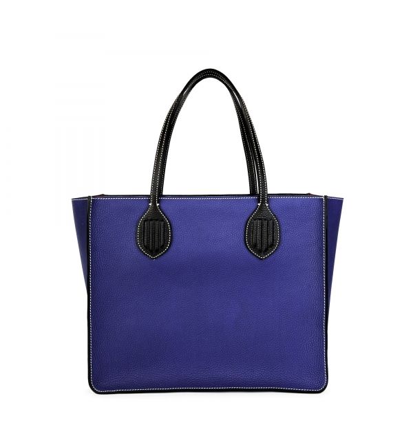 Delage Cabas Louis Bleu Saphir & Noir