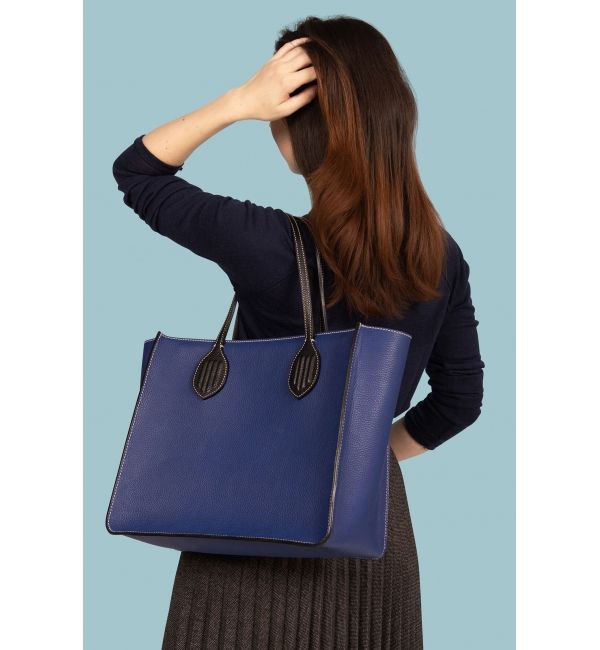 Delage Cabas Louis Bleu Saphir & Noir