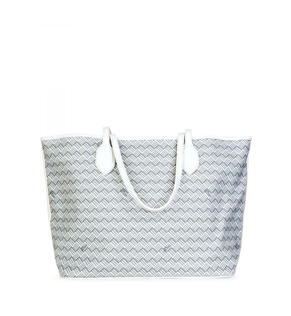 Delage Cabas Lulu JM Blanc & Cuir Blanc