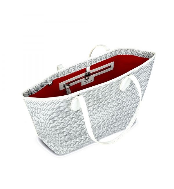 Delage Cabas Lulu JM Blanc & Cuir Blanc