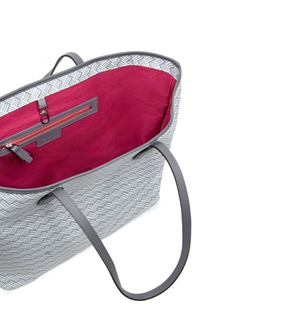 Delage Cabas Lulu JM Blanc & Cuir Gris