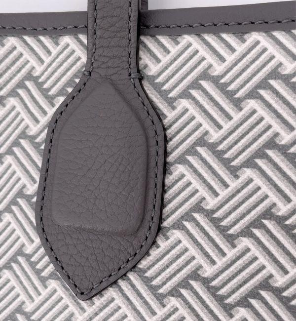 Delage Cabas Lulu JM Blanc & Cuir Gris