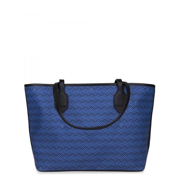 Delage Cabas Lulu JM Bleu & Cuir Noir