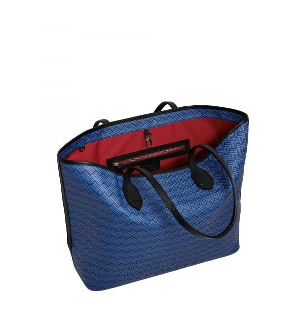 Delage Cabas Lulu JM Bleu & Cuir Noir