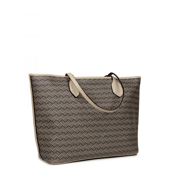 delage Cabas Lulu JM Marron & Cuir Beige