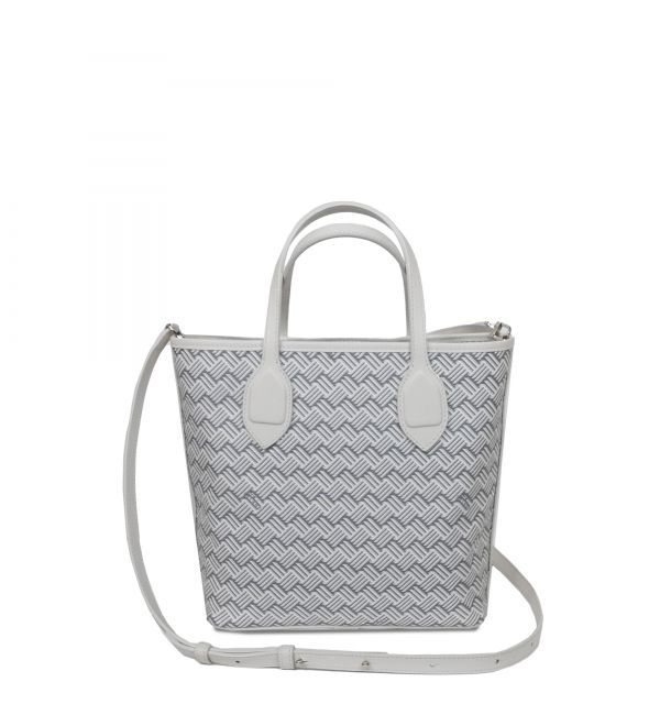 Delage Cabas Lulu MINI Blanc & Cuir Blanc