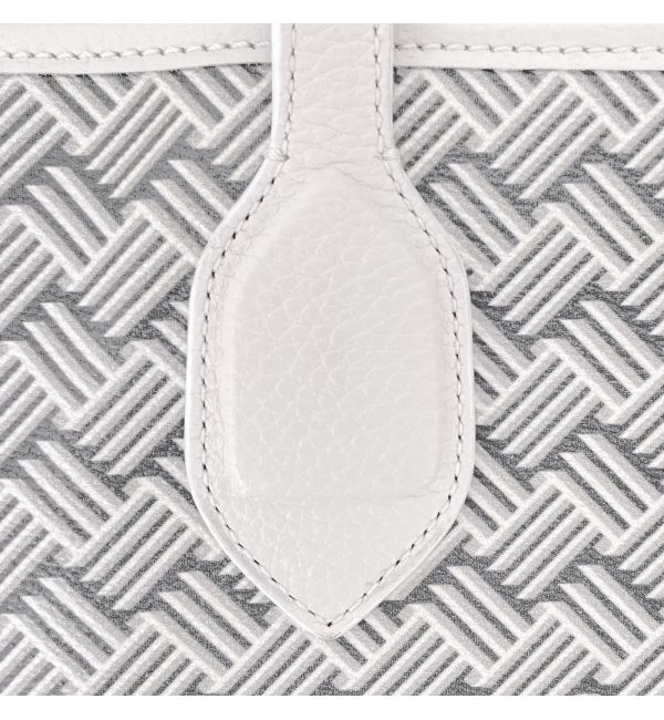 Delage Cabas Lulu MINI Blanc & Cuir Blanc