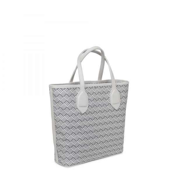 delage Cabas Lulu MINI Blanc & Cuir Blanc