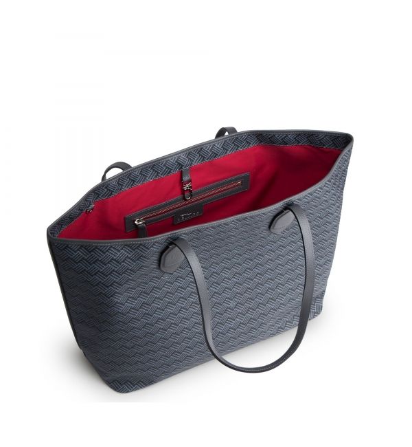 Delage Cabas Lulu MM Gris & Cuir Gris