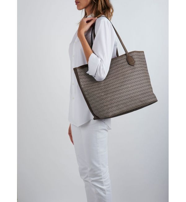 Delage Cabas Lulu MM Marron & Cuir Marron