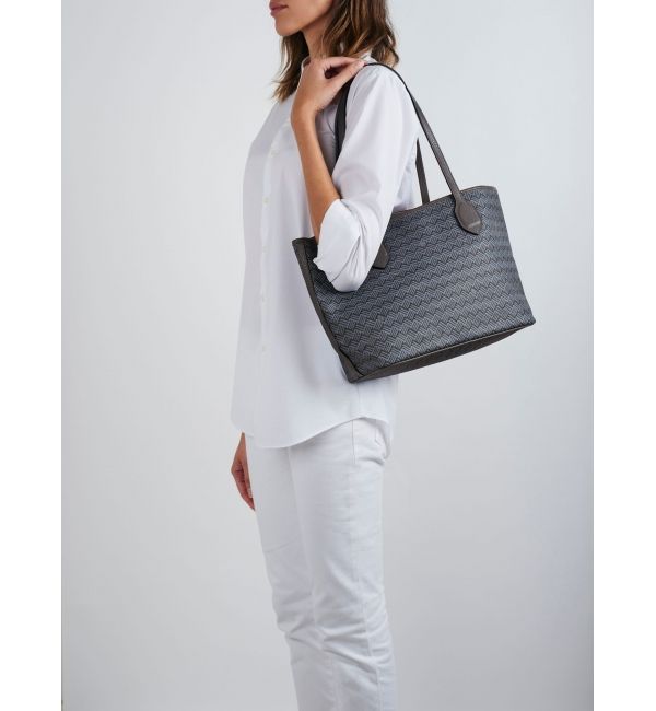 Delage Cabas Lulu PM Gris & Cuir Gris