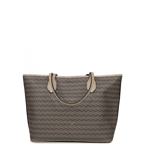 Delage Cabas Lulu PM Marron & Cuir Beige