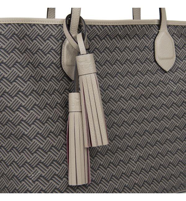 Delage Double Pompon Cuir Beige