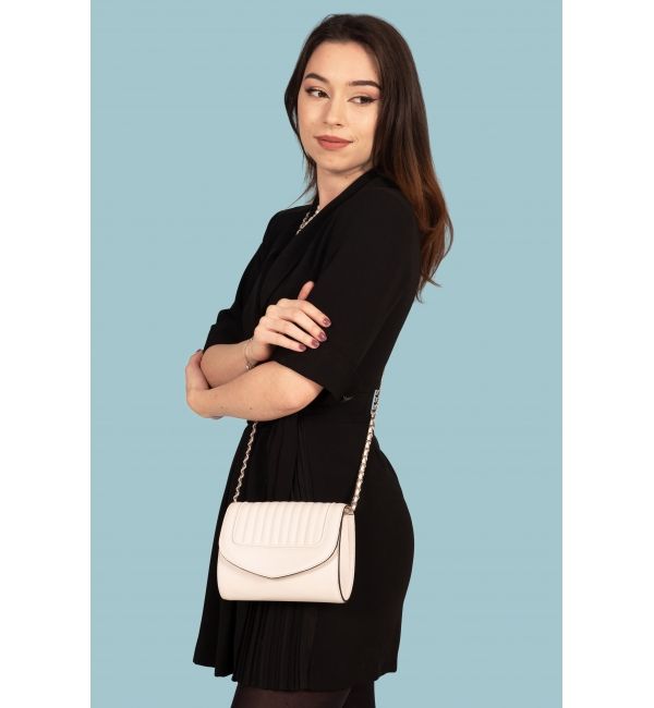 Delage Pochette Jeanne PM Blanc