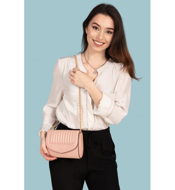 Delage Pochette Jeanne PM Rose