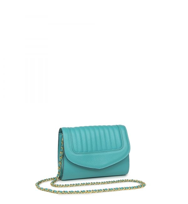 delage Pochette Jeanne PM Turquoise