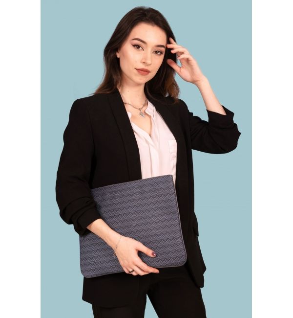 Delage Pochette Plate GM Gris