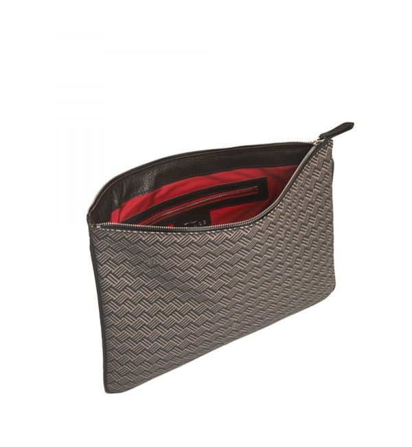 Delage Pochette Plate GM Marron
