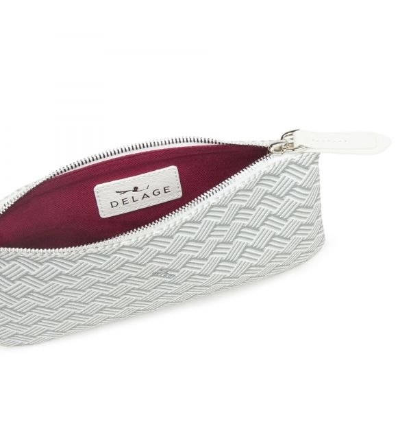 Delage Pochette Plate PM Blanc