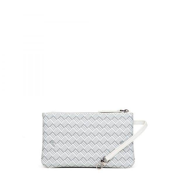 delage Pochette Plate PM Blanc