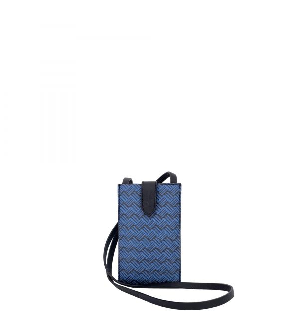 delage Pochette Telephone Bleu