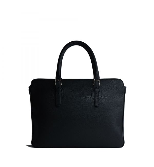 Delage Porte Documents Dandy MM Cuir Noir
