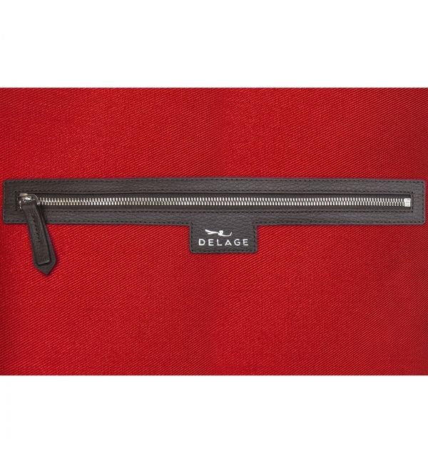 Delage SAC DE VOYAGE TORPEDO CUIR NOIR